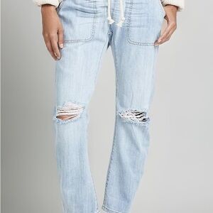 One Teaspoon Shabbies Drawstring Boyfriend Jeans Size Small